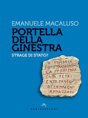 cover image of Portella della ginestra